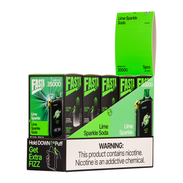 tropical rainbow blast geekbar Pulse device showing the vibrant tropical fruit flavor packaging and dual mesh coil cutaway diagram
