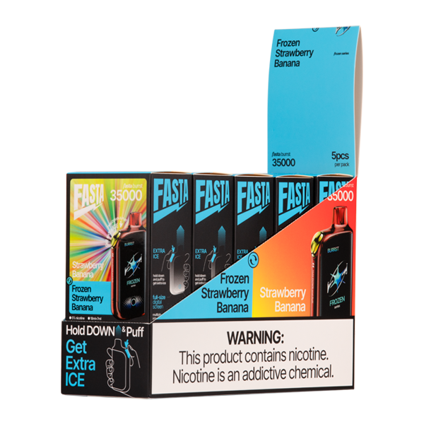 A sleek disposable vape device with cherry lemon north flavor label, surrounded by fresh cherries and lemons
