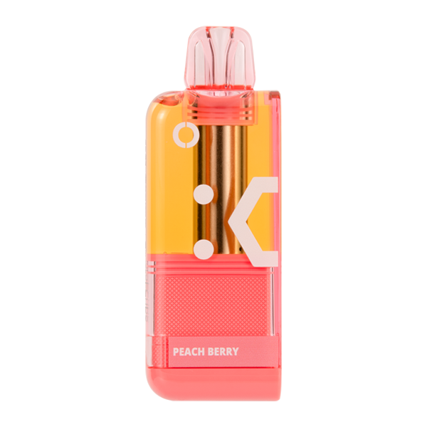 geek bar cotton candy flavors device in hand with vapour cloud