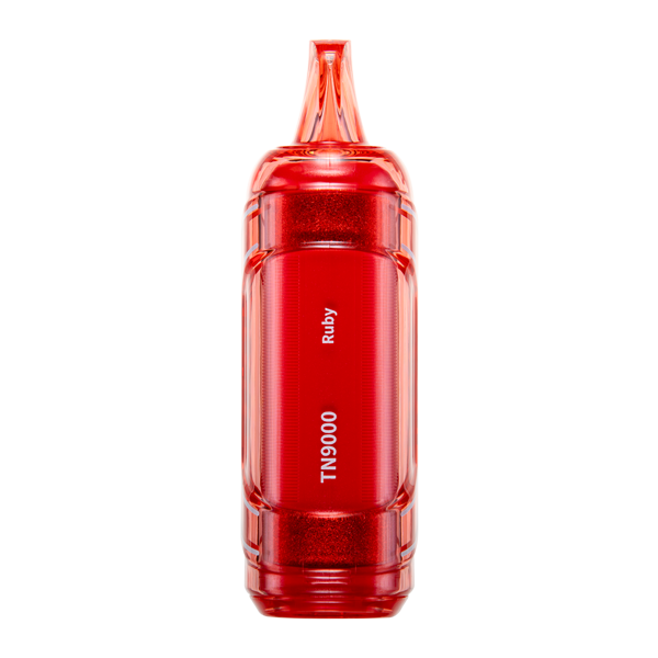 User holding the Foger BIT 35K device with "foger blueberry watermelon" visible, demonstrating airflow adjustment