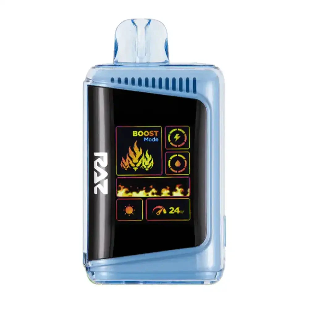 tropical rainbow blast geekbar dual mesh coil cross-section showing the two mesh layers and air gap with temperature regulation zones highlighted