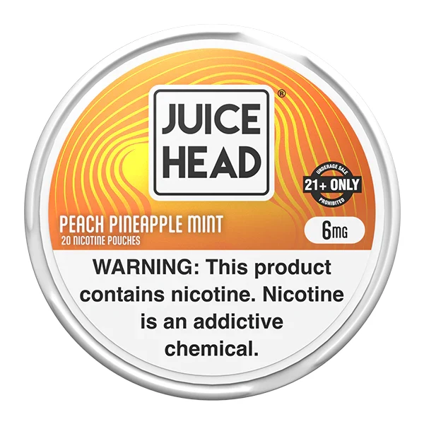 adjust mycool vape flavours Peach Pineapple Mint Juice Head Pouches
