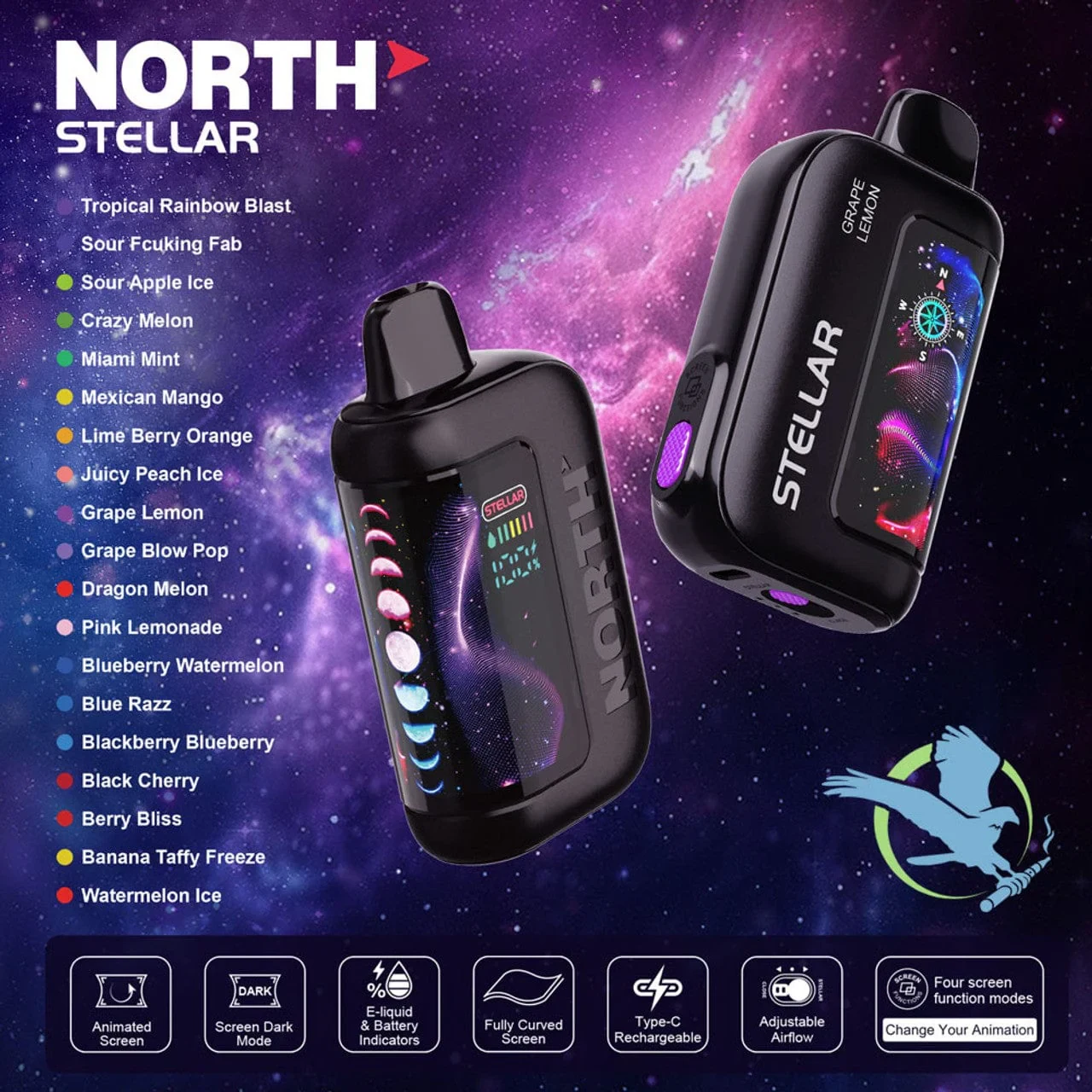 Foger Switch Pro Kit magnetic dock with pod attached, illustrating how to charge a foger without the battery
