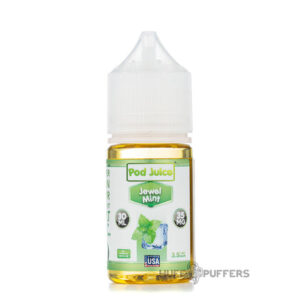 pod juice jewel mint 30ml salt nicotine e-juice bottle