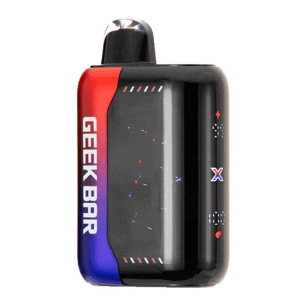Blue Razz Ice Geek Bar Pulse X Patriot Edition tropical rainbow blast geekbar